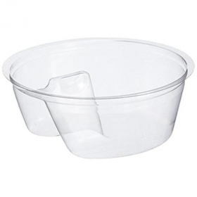 Dart - Single Compartment Cup Insert, 3.5 oz Clear PET Plastic
