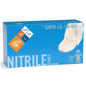 Nitrile Gloves, Powder Free, Medium White