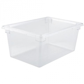 Winco - Food Storage Box, 18x26x12 Clear Plastic, 17 Gallon