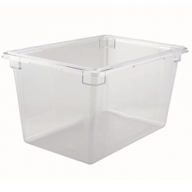 Winco - Food Storage Box, 18x26x15 Clear Plastic, 22 Gallon