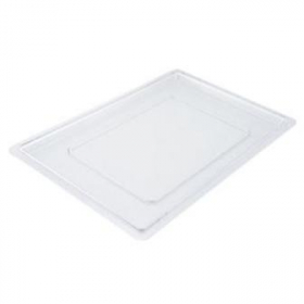 Winco - Food Storage Box Flat Lid, 18x26 Clear Plastic