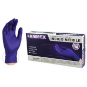 Nitrile Powder Free Exam Glove, Small Indigo