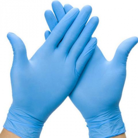Nitrile Exam Glove, Powder Free, XL Blue, 10/100