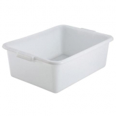 Winco - Dish Box, 21.5x15x7, White PP Plastic