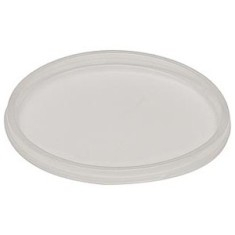 Deli Container Lid, Clear Plastic, Fits 8-32 oz Containers