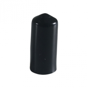 Liquid Pourer Dust Cap, 1&quot; Black Plastic