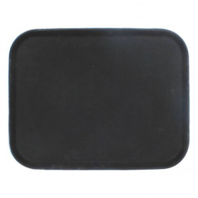 Tray, 14x18 Black PP Plastic Rubber Lined, each
