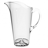 Pitcher, 68 oz Clear Plastic with Starburst Base
