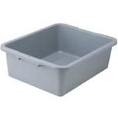Winco - Dish Box, 21x17x7, Heavy Duty Gray PP Plastic