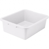 Winco - Dish Box, 21x17x7, Heavy Duty White PP Plastic