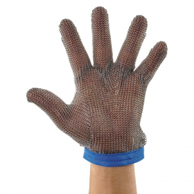 Winco - Glove with Stainless Steel Protective Mesh, Large