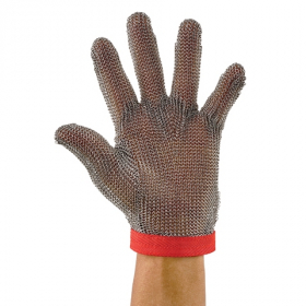 Winco - Glove with Stainless Steel Protective Mesh, Medium