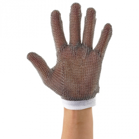 Winco - Glove with Stainless Steel Protective Mesh, Small