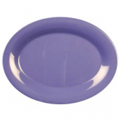 Platter, 12x9 Oval Purple/Blue Melamine