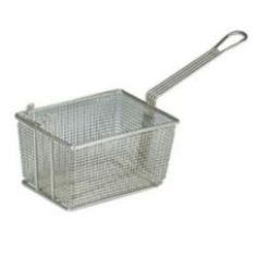 Fry Basket (#78), Front Hook, 12.125x6.5, Stainless Steel