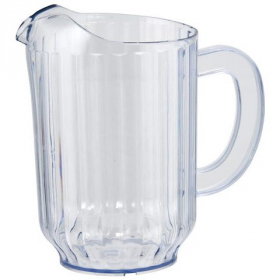 Winco - Water Pitcher, 60 oz Clear SAN Plastic