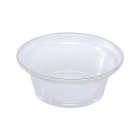 Karat - Portion Cup, 1 oz Squat Clear Plastic