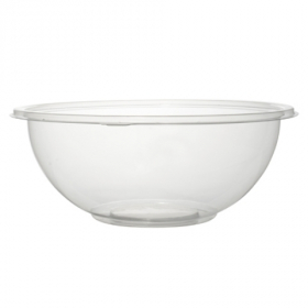 Fineline Settings - Super Bowl Salad Bowl, 320 oz Clear PET Plastic