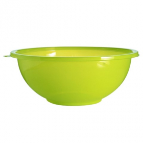 Fineline Settings - Super Bowl Salad Bowl, 320 oz Green PET Plastic, 25 count
