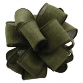 Ribbon, Wired Edge Moss Color, 2.5&quot;x50 Yard