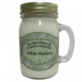 Our Own Candle Company - White Mistletoe Mason Jar Candle