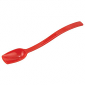 Winco - Buffet Spoon with Square Edge, 10&quot; Red PC Plastic