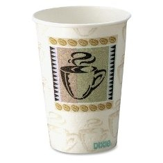 Dixie Perfect Touch Hot Cup, 10 oz Coffee Cup