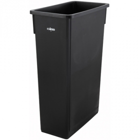 Winco - Trash Can, 23 Gallon Slender Black