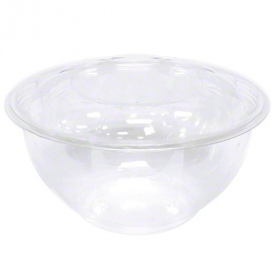 Koda Cup - Salad Bowl with Lid, 24 oz Clear PET Plastic