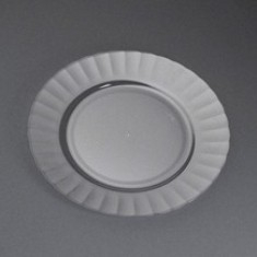 Classique Plate, 9&quot; Clear Plastic