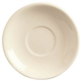 World Tableware - Ultima Princess Saucer, 6&quot; Cream White Stoneware