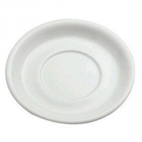 Oneida - Ceramicor Saucer, 5.875&quot; Bright White Porcelain