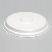 Genpak - Bowl Lid, Fits 24 oz Foam Rice Bowl, White PS Plastic