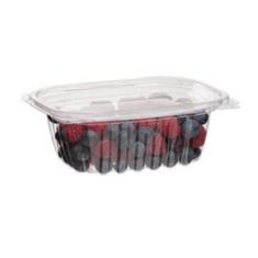 Eco-Products - Deli Container with Lid, 12 oz Rectangular Clear PLA Plastic
