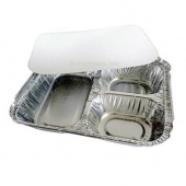 Aluminum 3 Compartment Combo Pack with Board Lid, 9x7