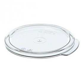 Cambro - Camwear Rounds Food Storage Container Lid, Clear PC Plastic, Fits 1 qt Containers