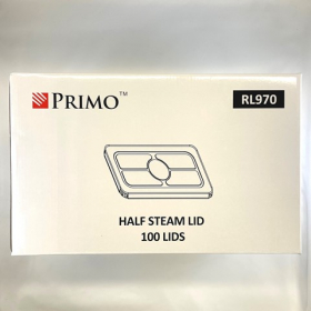 Primo - Steam Table Pan Lid, Half Size Aluminum, 100 count