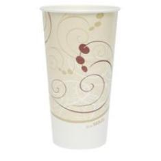 Solo - Cup, 28 oz &quot;Symphony&quot; Double Sided Poly Paper Cold Cup, 480 count