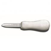 Dexter Russell - Sani-Safe New Haven Oyster Knife, 2.75&quot; Blade with White Plastic Handle, each