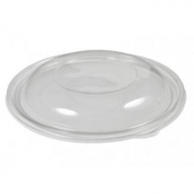 Sabert - Dome Lid, Fits 18 oz Bowl, Round Clear PET Plastic