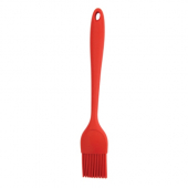 Winco - Silicone Brush, 1.75&quot; Wide Red Silicone with Stainless Steel Interior