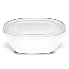 Fresh &#039;n Clear Catering Bowl, 320 oz. Clear PET Plastic