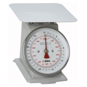 Winco - Receiving Scale, 2 Lb with Steel Platform, 6.5&quot; Dial