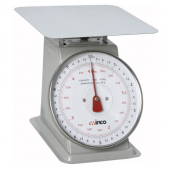 Winco - Receiving Scale, 10 Lb with Steel Platform, 8&quot; Dial