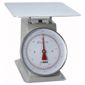 Winco - Receiving Scale, 100 Lb with Steel Platform, 9&quot; Dial