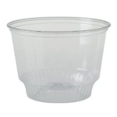 Solo - Dessert (Sundae) Dish/Container, 8 oz Clear PETE Plastic
