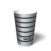 Hold &amp; Go - Hot Cup, 16 oz Titanium Insulated Paper