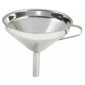 Winco - Wide Mouth Funnel, 5.75&quot; Stainless Steel with Mirror Finish
