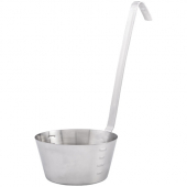 Winco - Dipper with 12&quot; Hooked Handle, 1 Quart Stainless Steel