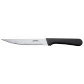 Winco - Steak Knife with Pointed Tip, 5&quot; Blade with Black PP Plastic Handle